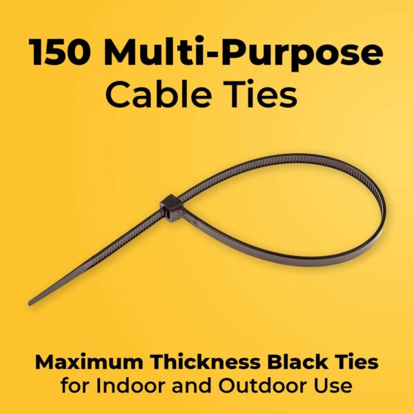 10 inch zip ties 150 pack